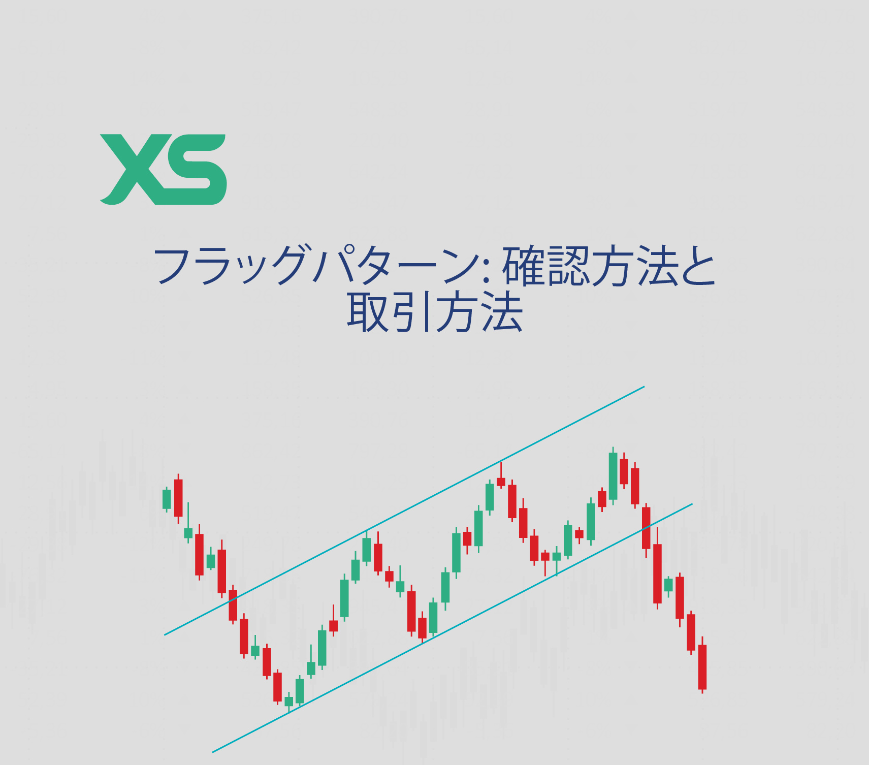 フラッグパターン：確認方法と取引方法 - XS