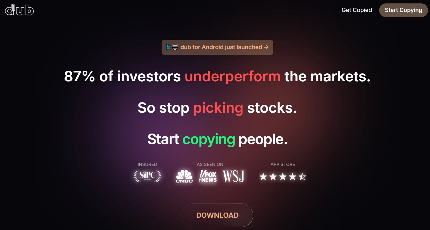 dub-copy-trading-platform