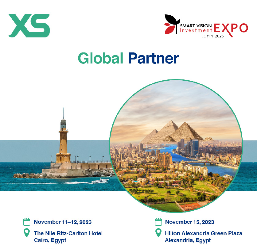 XS.com Anuncia Patrocínio Global de Parceiro para a Próxima Expo de Investimentos no Egito Hospedada pela Smart vision