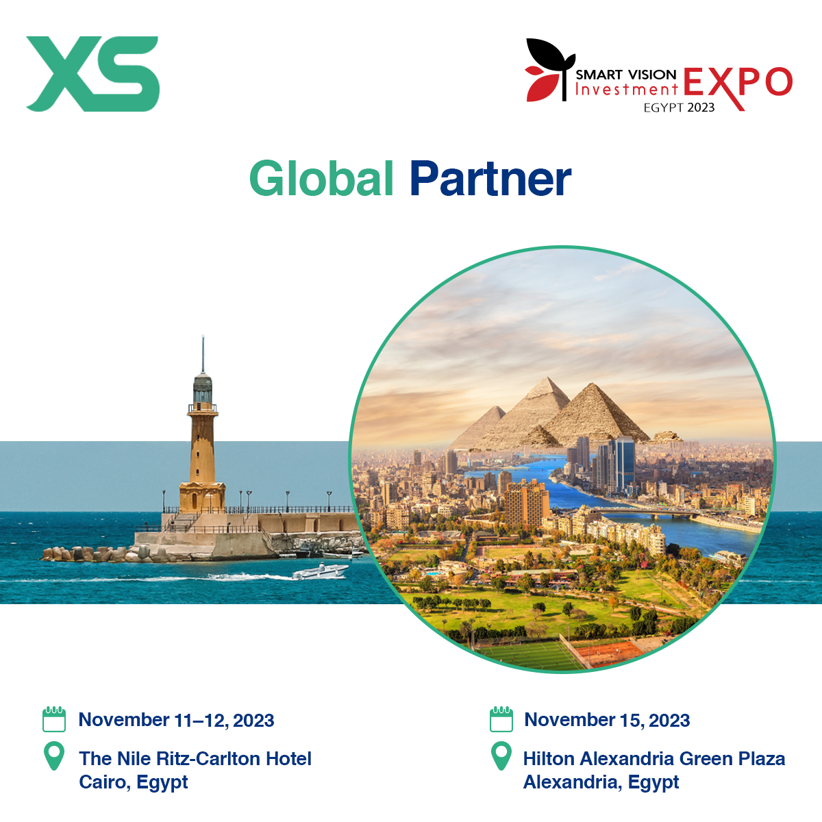 XS.com Announces Global Partner Sponsorship for Egypt's Upcoming Investment Expo Hosted by Smart Vision
